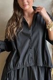 Paloma French Tuck Shirt Black - 